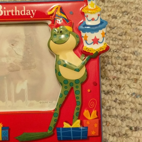 Birthday picture frame by Gund for frog lovers - Picture 4 of 7